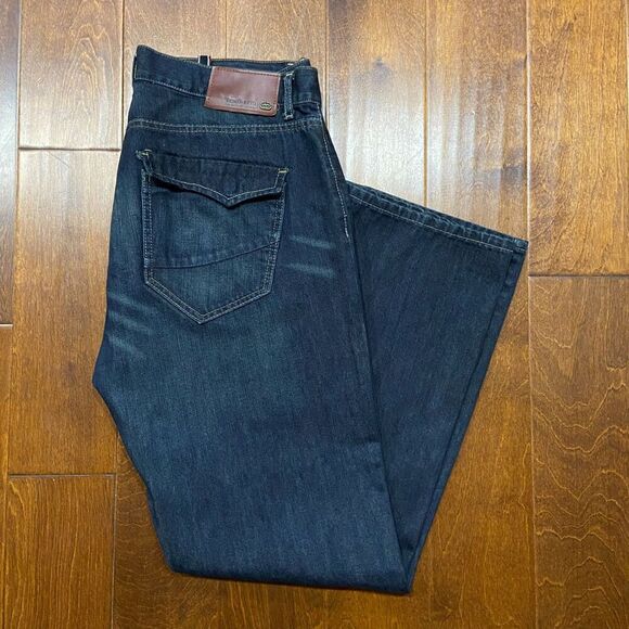 Ecko Unltd. Vintage Y2K Bootcut Dark Denim Blue Jeans Men's Size 38 x 32 - Picture 10 of 10